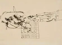 Bianca Dorso, Untitled (Study), ink on paper