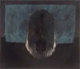 Ronald Miyashiro, Untitled (Abstract pastel and charcoal), 1961, Pastel and charcoal
