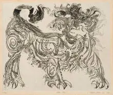 Misch Kohn, Little Lion, 1958, Sugar lift aquatint