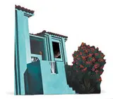 Dianne Lawrence, House and Bush, 1982, Painted board
