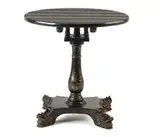 Asian Style, Occasional round side table with four dragon feet