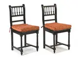 Aesthetic Style, Pair of side chairs, 19th Century
