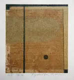 Ryōnosuke Fukui, Untitled (Abstract), Color etching
