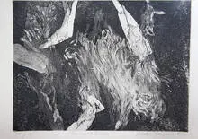 Lark Zigon, Resurrection, 1960, Etching