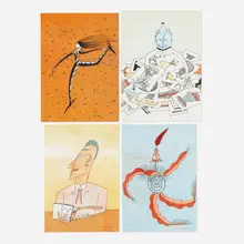 Dan Dailey, EYE POEMS: A Suite of Lithographs, 1997, lithographs in colors on Arches