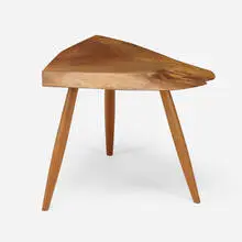 Wepman table by George Nakashima, 1988, American black walnut, sold May 2023
