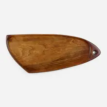 Tray by Wharton Esherick, 1962, walnut, sold May 2023
