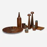 Paul Evans and Phillip Lloyd Powell, Collection of ten accessories