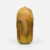 Untitled by Toshiko Takaezu, 2006, glazed porcelain with sgraffito, sold May 2023