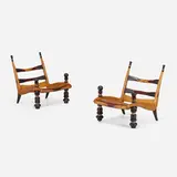 Phillip Lloyd Powell, Lounge chairs, pair