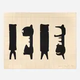 Isamu Noguchi, Study for an Absent Sculpture (Tapestry)