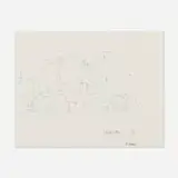 Frank Gehry, Sketch of Walt Disney Concert Hall, Los Angeles