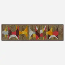 Evelyn Ackerman, Autumn Abstract mosaic, 1958, glass tile mosaic laid on Masonite in artist's frame