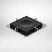 Boris Lacroix, Vide-poche, c. 1935, black glass, silver-plated brass