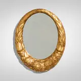 Louis Süe and André Mare, Wall mirror, c. 1925, carved and gilt wood, mirrored glass