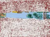 Dexter Dalwood, Auden, 2011, Öl auf Leinwand, im Künstlerrahmen