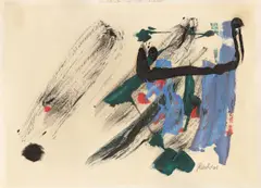 Fritz Winter, Ohne Titel, 1960, Öl und Gouache auf Papier