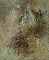 Ohne Titel by Winfred Gaul, 1956, Öl auf Hartfaser, sold Mar 2022