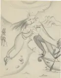 August Macke, Entwurf zu einem Hinterglasbild