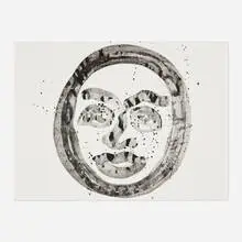 Sam Francis, Self-Portrait (SF-026), 1973, lithograph on BFK Rives