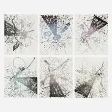 Sam Francis, Living in Our Own Light (SF-251), 1976, lithograph in colors on Arches 88 in six parts