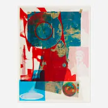 Robert Rauschenberg, Local Quarry One, 1968, offset lithograph in colors