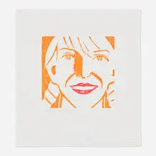 Alex Katz, Jessica, 1994, woodcut in colors on Hosho