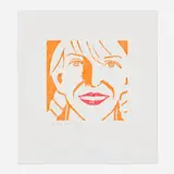 Alex Katz, Jessica, 1994, woodcut in colors on Hosho