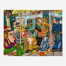 Red Grooms, Local (from the No Gas portfolio), 1971, lithograph in colors on Arches Cover