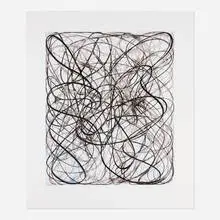 Charles Arnoldi, String Theory II, 2016, polymer gravure with etching and photo-etching in colors on Somerset