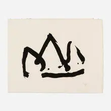 Robert Motherwell, Black Mountain (State 1), 1983, lift-ground etching and aquatint on white Georges Duchêne Hawthorne of Larroque handmade