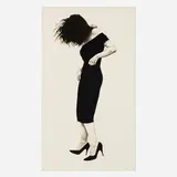 Robert Longo, Gretchen (from the Men in the Cities series), 1984, lithograph on Arches