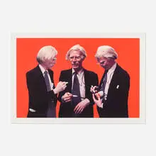 Stephen Verona, Andy Warhol The Signing, 2007, archival inkjet print