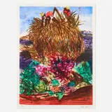 Malcolm Morley, Erotic Fruitos, 1993, intaglio in colors