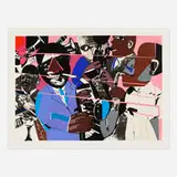 Romare Bearden, Jazz II, 1980, screenprint in colors