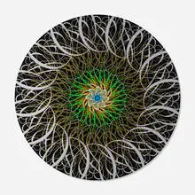 Ryan McGinness, Untitled (BH24in.3), 2007, screenprint in colos on wood panel