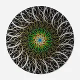 Ryan McGinness, Untitled (BH24in.3), 2007, screenprint in colos on wood panel