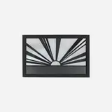 Roy Lichtenstein, Rising Sun Announcement, 1967, screenprint on opaque white Rowlux