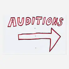 Mike Kelley, Street Sign, 2004, lithographic transfer print on enameled aluminum