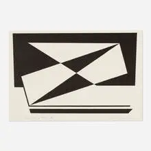Oli Sihvonen, Block Print #4, 1949, block print
