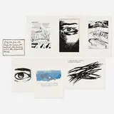 Raymond Pettibon, Collection of seven prints