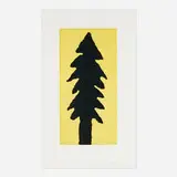 Donald Baechler, Blue Spruce, 2005, aquatint and drypoint in colors