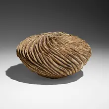 Anne Goldman, First Snow vase, c. 1995, stoneware with iron slip
