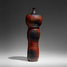 Toshiko Takaezu, Untitled, c. 1961, glazed stoneware