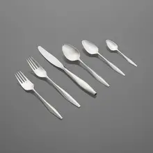 Diamond flatware service by Gio Ponti, 1958, sterling silver, stainless steel, sold May 2023
