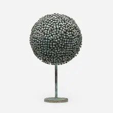 Douglas Ihlenfeld, Rising Moon, 2017, copper, bronze