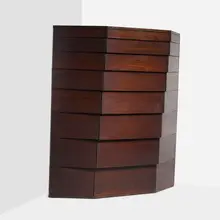 Wharton Esherick, Important corner cabinet for Marjorie Content, 1934, padouk