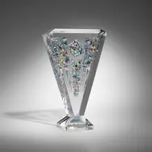 Gaelic Dawn by Jon Kuhn, 2001, ground, polished, and laminated glass, sold May 2023