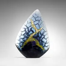 Michael Behrens, Seaforms 278, 2018, kiln-cast glass