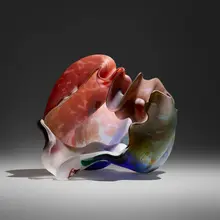 Marvin Lipofsky, IGS VI #4, 1997-98, mold-blown glass, cut, sandblasted and acid-polished